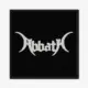 Abbath Logo Embroidery Patch Design File Instant Download