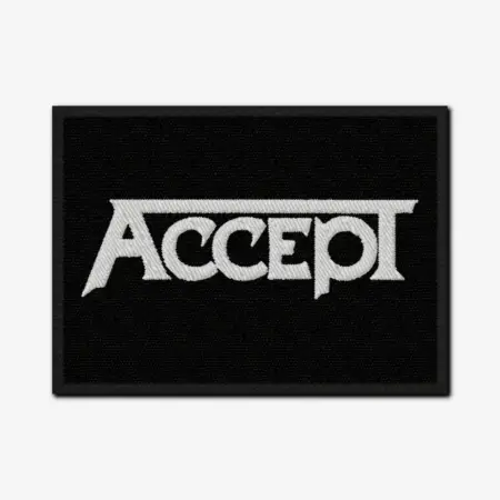 Accept Logo Embroidery Patch Design File Instant Download