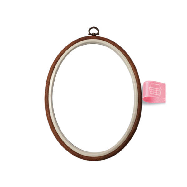 Cross stitch frame oval  165215 cm  hobbyware shop