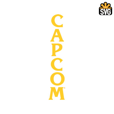 Capcom Vertical Logo SVG Digital Download, Capcom Vertical Logo SVG ...