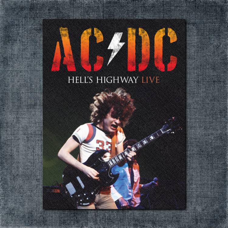 AC DC Back Patch, AC DC – Hell’s Highway Live Big Back Patch ...