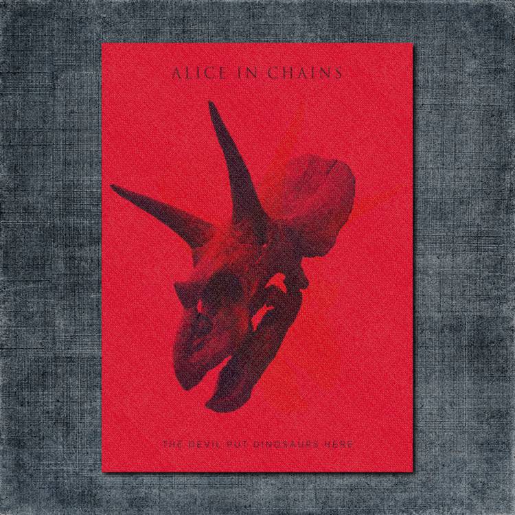 Alice in Chains Back Patch, Alice in Chains The Devil Put Dinosaurs