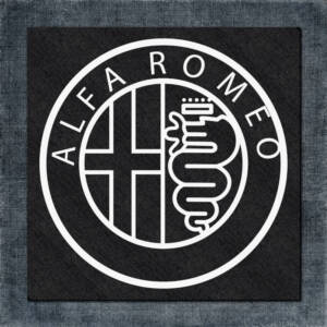 Alfa Romeo Back Patch, Alfa Romeo Logo Big Back Patch