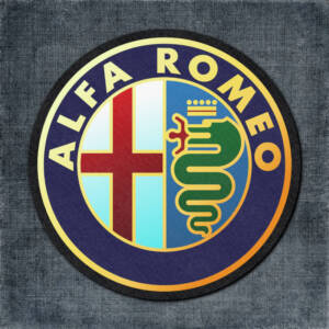 Alfa Romeo Back Patch, Alfa Romeo Logo Big Back Patch