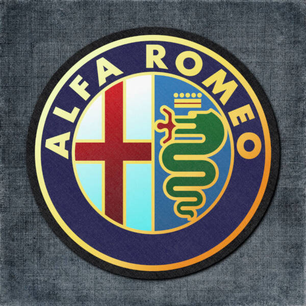 Alfa Romeo Back Patch, Alfa Romeo Logo Big Back Patch