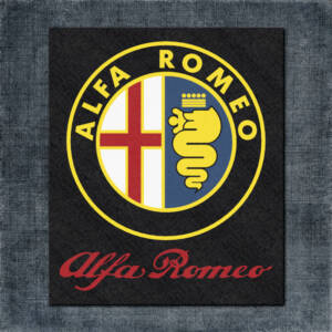 Alfa Romeo Back Patch, Alfa Romeo Logo Big Back Patch
