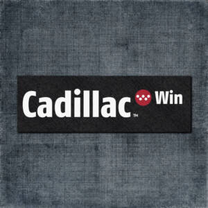 Cadillac-Win Back Patch, Cadillac-Win Logo Big Back Patch