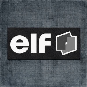 Elf Logo Back Patch, Elf Logo Big Back Patch