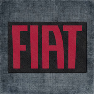 Fiat Back Patch, Fiat Logo Big Back Patch