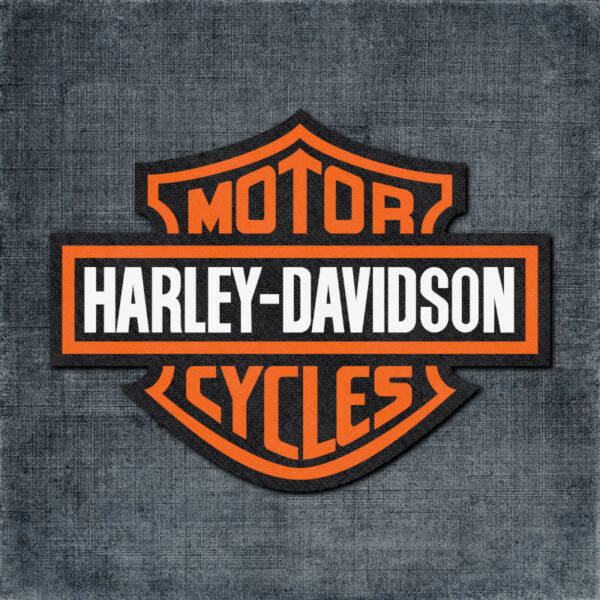 Harley Davidson Back Patch, Harley Davidson Logo Big Back Patch