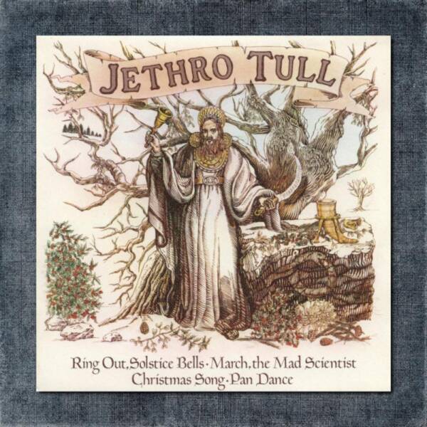 Jethro Tull Back Patch, Jethro Tull Ring Out, Solstice Bells Album Big Back Patch