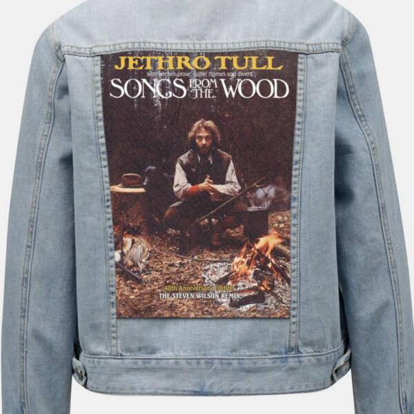 Jethro Tull Back Patch, Jethro Tull Songs from the Wood Album Big Back Patch