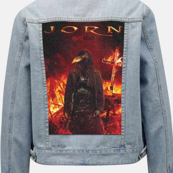 Jorn Back Patch, Jorn Spirit Black Big Back Patch