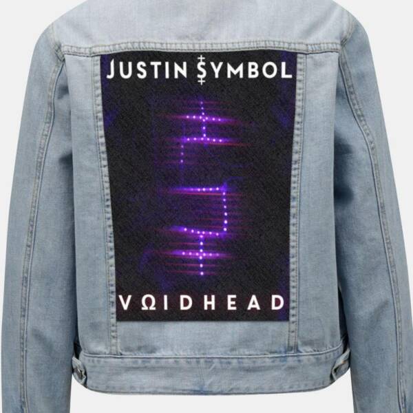 Justin Symbol Back Patch, Justin Symbol Voidhead Big Back Patch