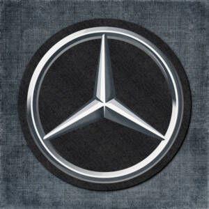Mercedes Back Patch, Mercedes Logo Big Back Patch
