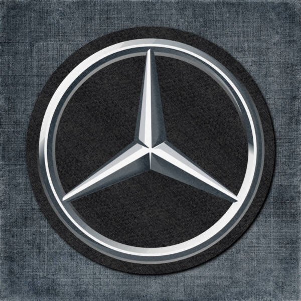 Mercedes Back Patch, Mercedes Logo Big Back Patch