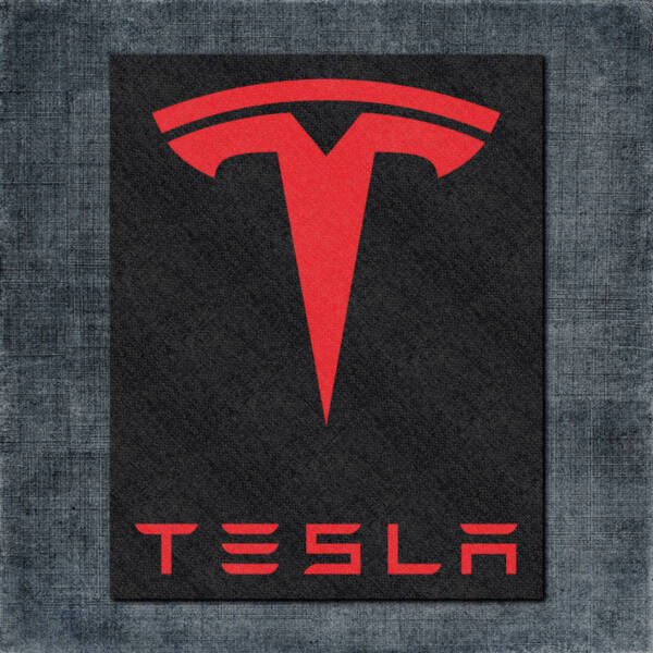 Tesla Back Patch, Tesla Logo Big Back Patch
