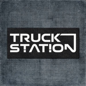 Truck Station Back Patch, Truck Station Logo Big Back Patch
