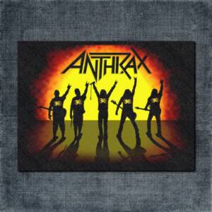 Anthrax Back Patch, Anthrax Logo Big Back Patch