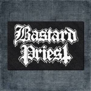 Bastard Priest Back Patch, Bastard Priest Logo Big Back Patch
