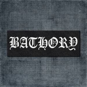 Bathory Back Patch, Bathory Logo Big Back Patch