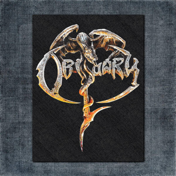 Obituary Back Patch, Obituary Artwork Big Back Patch