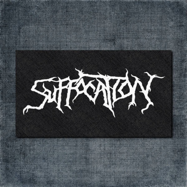 Suffocation Back Patch, Suffocation Logo Big Back Patch