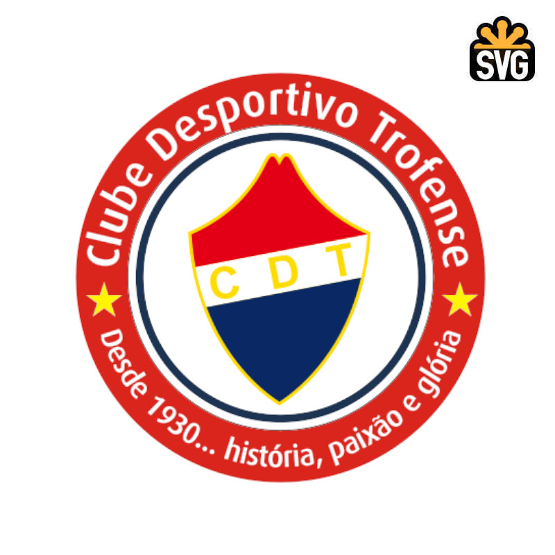 CDT Clube Desportivo Trofense Logo SVG Vector Download File Hobbyware
