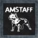 Amstaff Back Patch, Amstaff Logo Big Back Patch