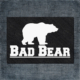 Bad Bear Back Patch, Bad Bear Logo Big Back Patch