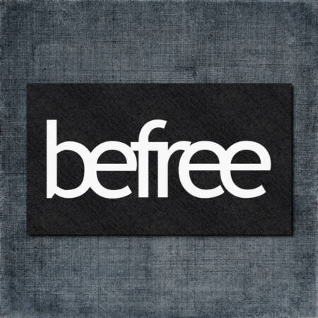 Befree Back Patch, Befree Logo Big Back Patch