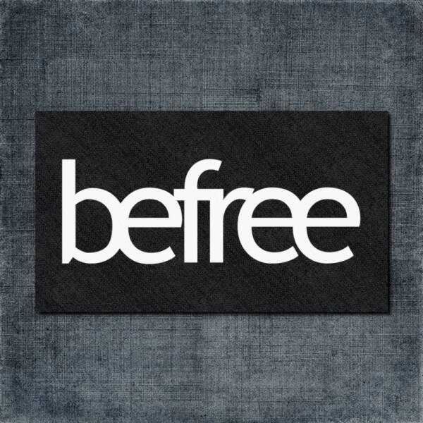 Befree Back Patch, Befree Logo Big Back Patch – Hobbyware Shop