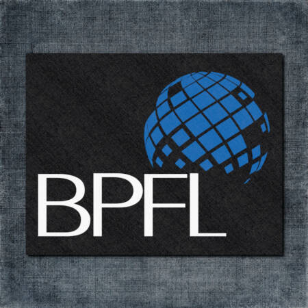 Blue Planet Fashionwear Back Patch, BPF Logo Big Back Patch