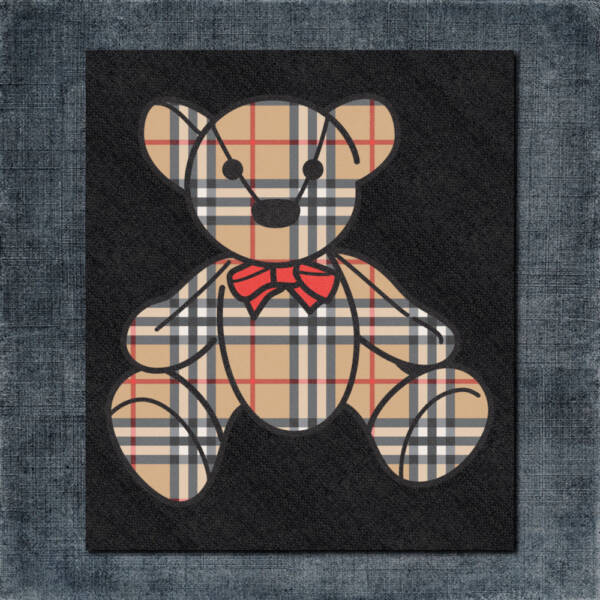 Burberry Back Patch, Burberry Logo Big Back Patch