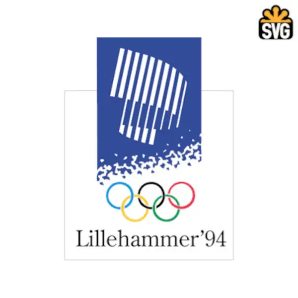1994 Winter Olympics Logo SVG Digital Download, 1994 Winter Olympics Logo SVG Vector Download File