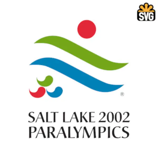 2002 Winter Paralympics Logo SVG Digital Download, 2002 Winter Paralympics Logo SVG Vector Download File