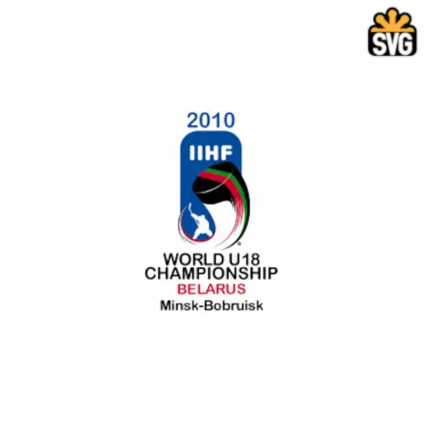 2010 IIHF World U18 Championship Logo SVG Digital Download, 2010 IIHF World U18 Championship Logo SVG Vector Download File