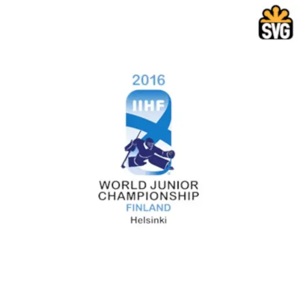 2016 IIHF World Junior Championship Logo SVG Digital Download, 2016 IIHF World Junior Championship Logo SVG Vector Download File