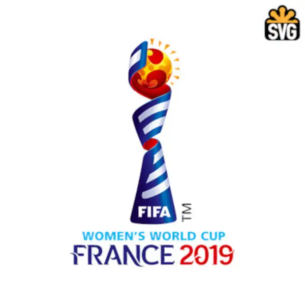 2019 FIFA Women's World Cup Logo SVG Digital Download, 2019 FIFA Women's World Cup Logo SVG Vector Download File