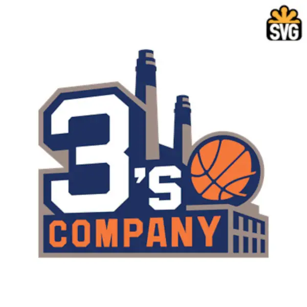 3's Company Logo SVG Digital Download, 3's Company Logo SVG Vector Download File