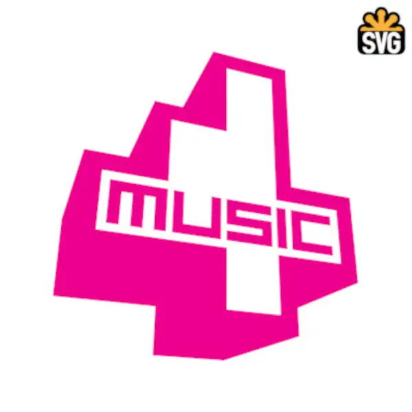 4music Logo SVG Digital Download, 4music Logo SVG Vector Download File