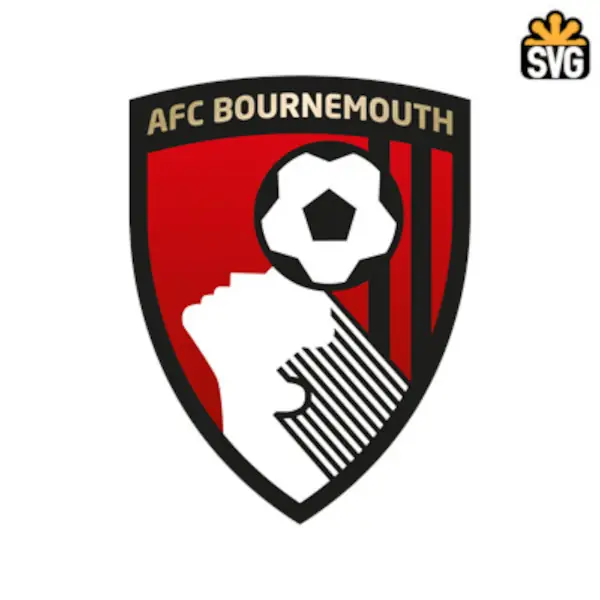 AFC Bournemouth Logo SVG Digital Download, AFC Bournemouth Logo SVG Vector Download File