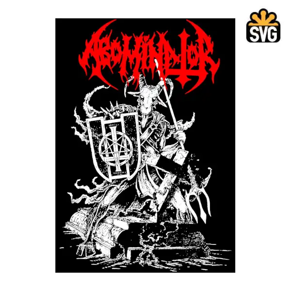 Abominator SVG Digital Download, Abominator Artwork SVG Vector Download File
