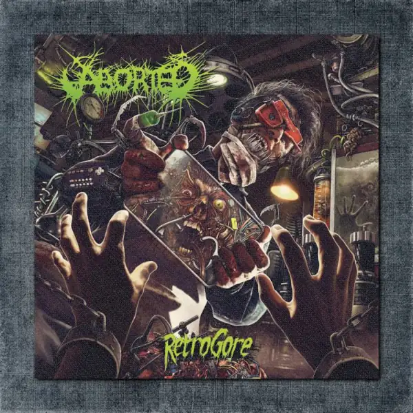 Aborted Back Patch, Aborted - Retrogore Big Back Patch