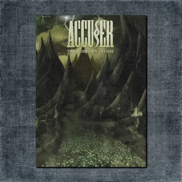 Accuser Back Patch, Accuser - The Forlorn Divide Big Back Patch