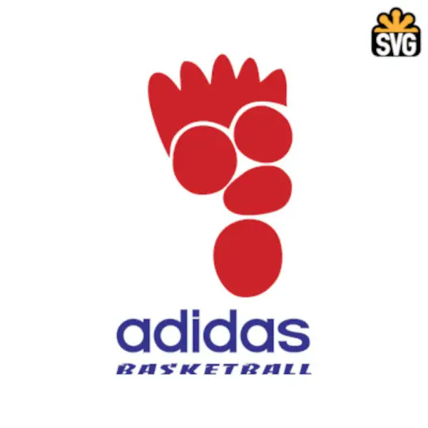 Adidas Basketball Logo SVG Digital Download, Adidas Basketball Logo SVG Vector Download File