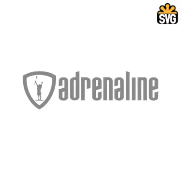 Adrenaline Logo SVG Digital Download, Adrenaline Logo SVG Vector Download File