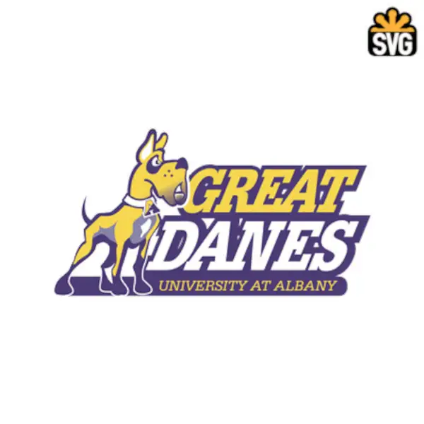 Albany Great Danes Logo SVG Digital Download, Albany Great Danes Logo SVG Vector Download File