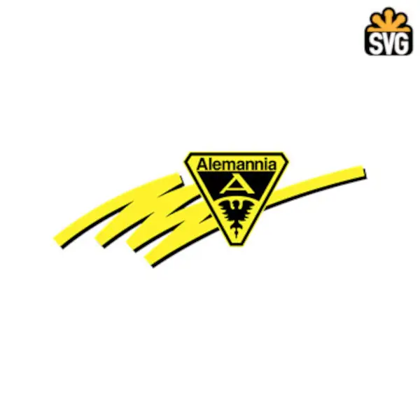 Alemannia Aachen Logo SVG Digital Download, Alemannia Aachen v2 Logo SVG Vector Download File