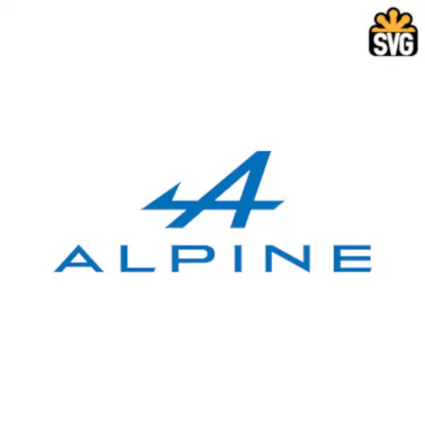 Alpine Logo SVG Digital Download, Alpine Logo SVG Vector Download File